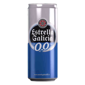Cerveza Estrella Galicia 0,0% Lata 33Cl