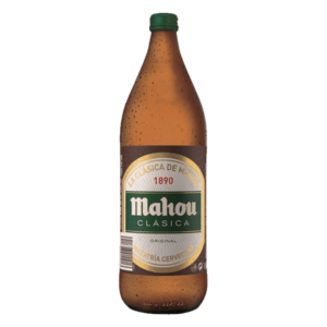 Cerveza Mahou clásica botella 1L
