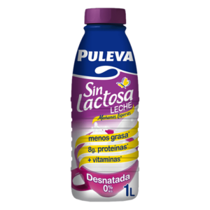 Leche Puleva Mañanas Ligeras sin lactosa desnatada 0% 1Lt