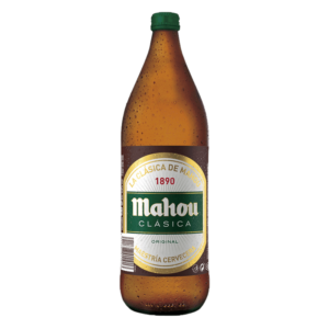 Cerveza Mahou clásica botella 1L
