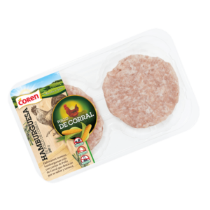 Hamburguesa pollo Corral bandeja 250g