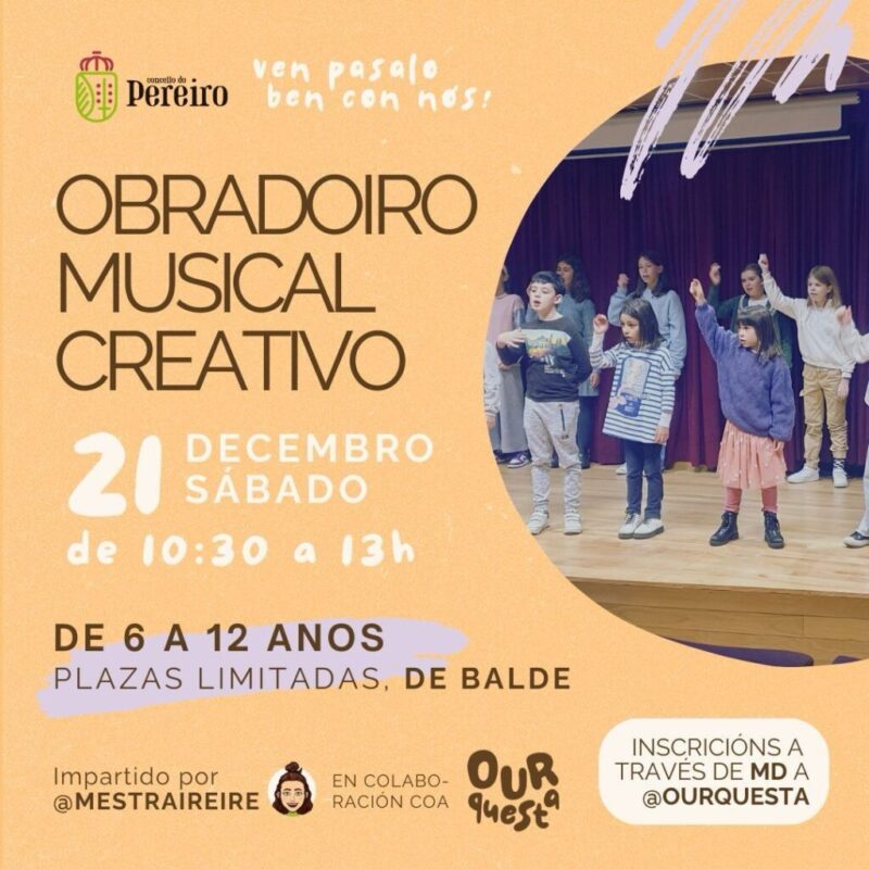 Obradoiro Musical Creativo - Concello do Pereiro de Aguiar
