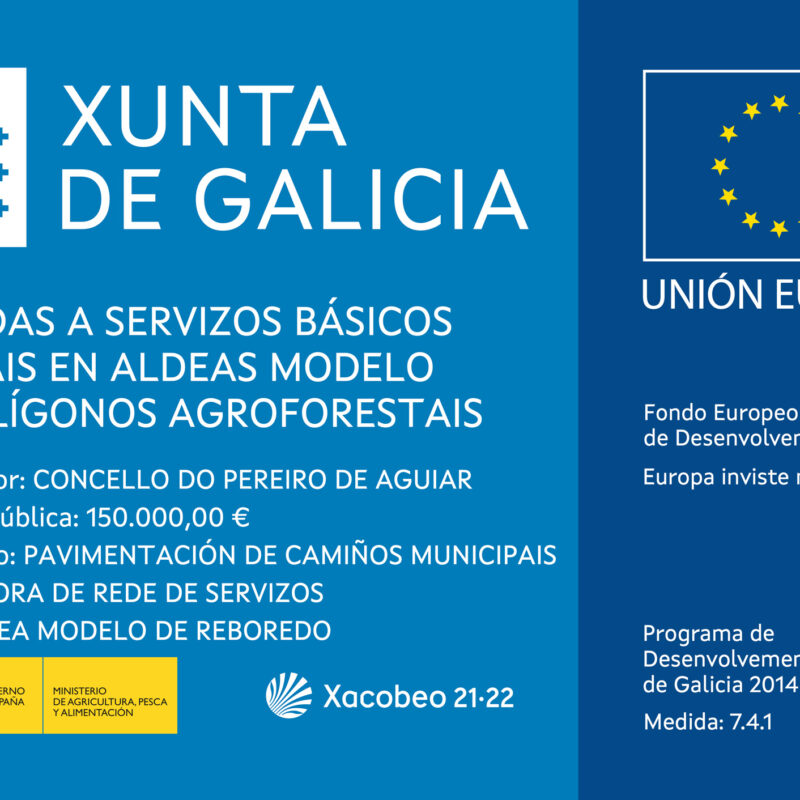 PAVIMENTACIÓN DE CAMIÑOS MUNICIPAIS E MELLORA DE REDE DE SERVIZOS NA ALDEA MODELO DE REBOREDO