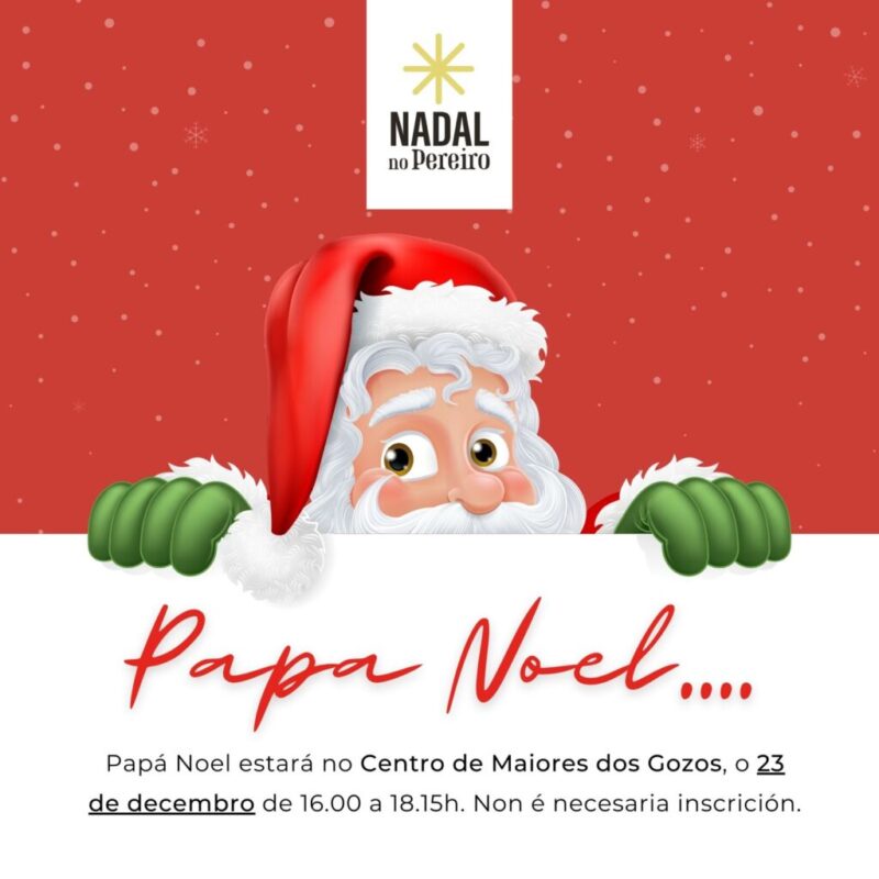 Visita Papá Noel - Concello do Pereiro de Aguiar