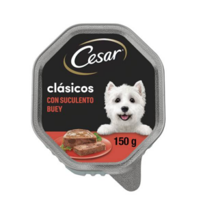 TARRINA PERRO BUEY CESAR 150G