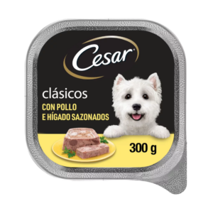 Tarrina perro pollo cesar