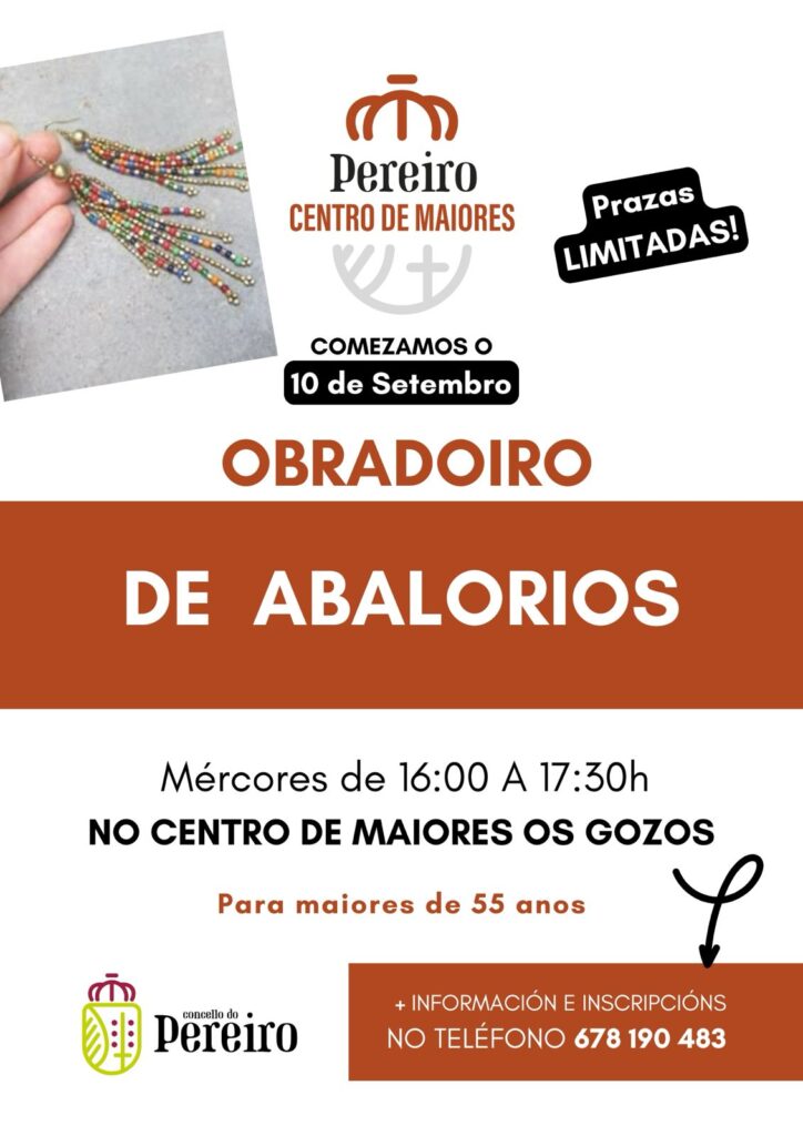 Obradoiros Centro de Maiores | Concello do Pereiro de Aguiar