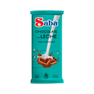 CHOCOLATE SABÚ CON LECHE  100 GR